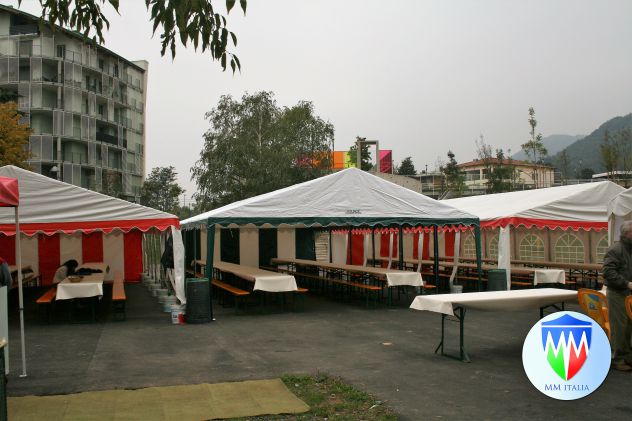 Gazebo tendoni 5 x 8 esterno bar,ristoranti, mense mobili edili - Foto 6