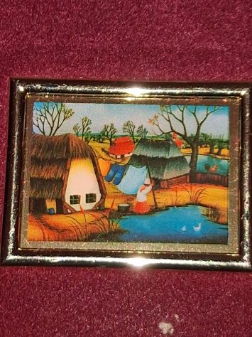 7 Litografie Arte Naif Miniature su lastre d'alluminio i 12 Mesi di Ljuba Stolfa - Foto 8