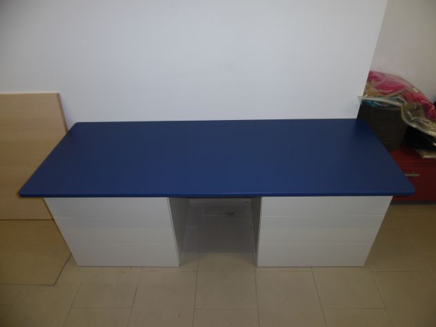 1 RIPIANO PER SCRIVANIA/TAVOLO IN OTTIME CONDIZIONI,ROBUSTO,IN LEGNO,PER CASA/UF - Foto 4