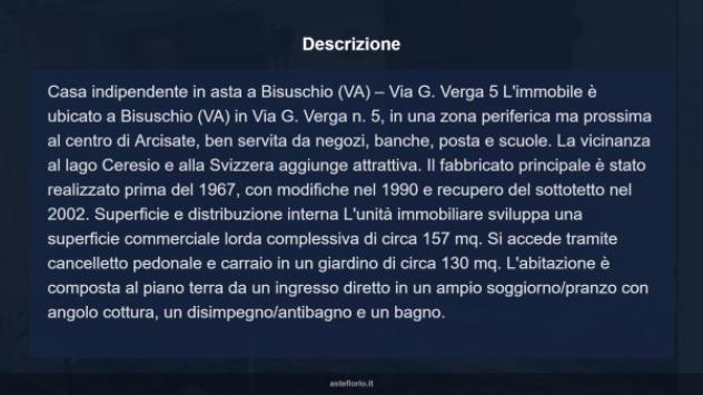 Immobile in asta di 157 m² in vendita a Bisuschio - Foto 17