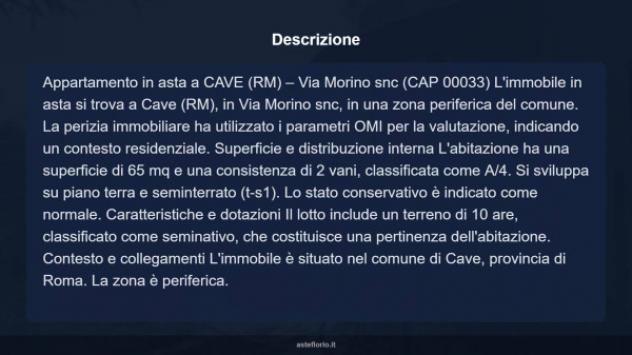 Immobile in asta di 65 m² in vendita a Cave - Foto 4