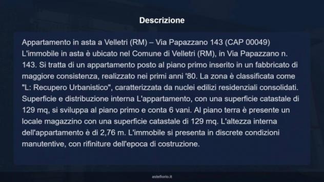 Immobile in asta di 129 m² con più di 5 locali in vendita a Velletri - Foto 17