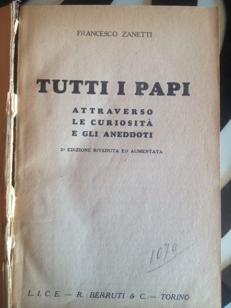 TUTTI I PAPI - 1937 - Foto 2