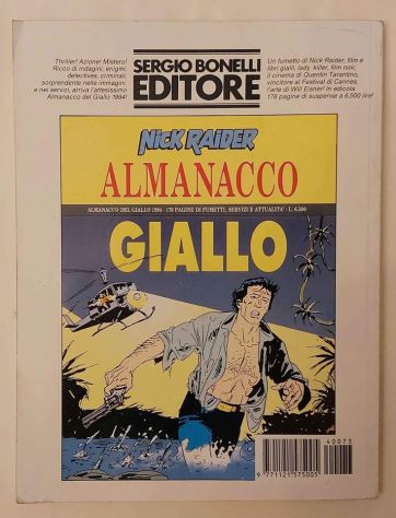 Nick Raider Squadra Omicidi # 73 Passo falso Sergio Bonelli Editore Giugno, 1994 - Foto 2