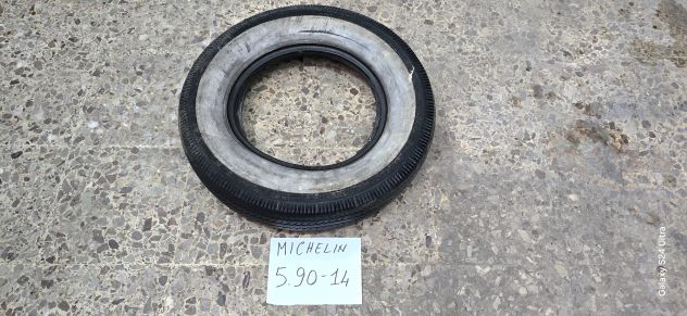 PNEUMATICO AUTO D’EPOCA VINTAGE MICHELIN MISURA 5.90 - 14