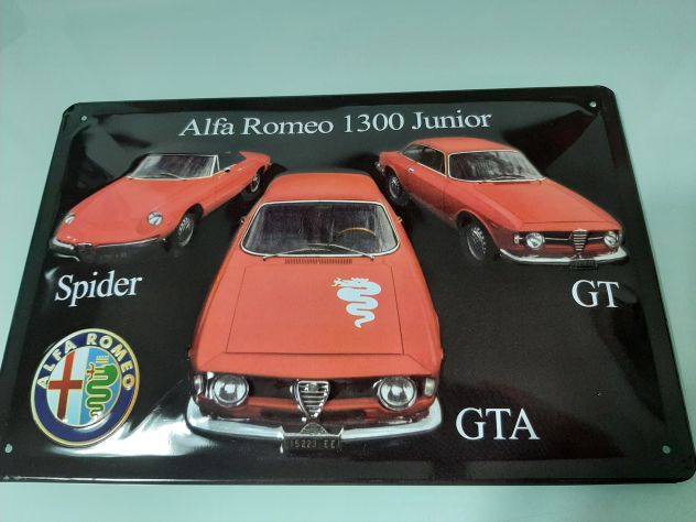 ALFA ROMEO 1300 JUNIOR IN RILIEVO BOMBATA - Foto 5