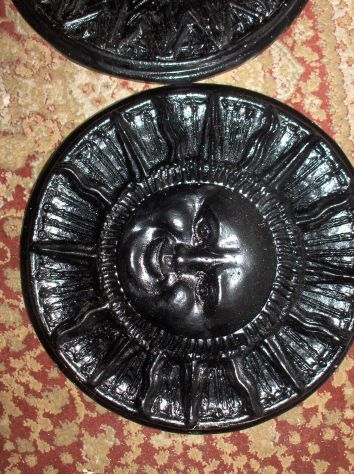 Coppia Quadri Sculture Rilievo Artigianato Italian - Foto 7