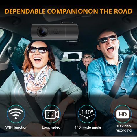 Dash Cam auto WiFi 1080P notturna parcheggio 24h (DECA-ONE) - Foto 3