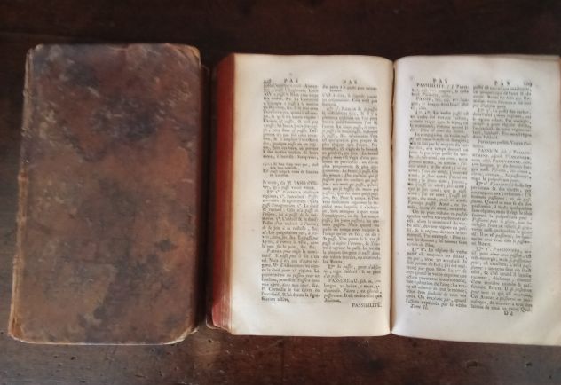 Antico dizionario della lingua francese - 1788 - Foto 3