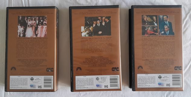 Raro cofanetto del 25°anniversario della trilogia de "Il Padrino" in VHS - Foto 9