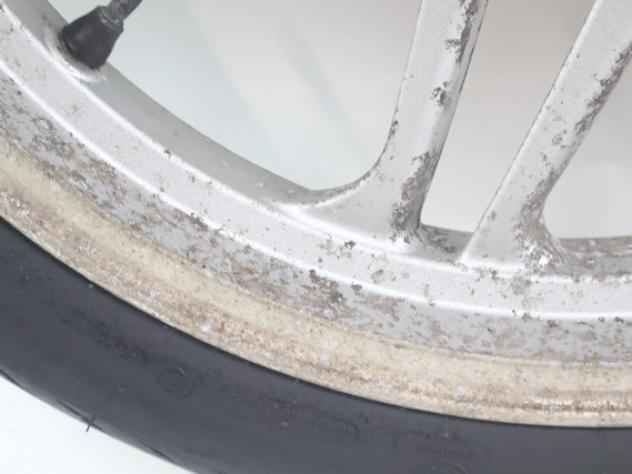 MALAGUTI CENTRO 160 10909108 CERCHIO RUOTA ANTERIORE 16X2.50 07 - 11 FRONT WHEEL SEGNI DI USURA - Foto 6
