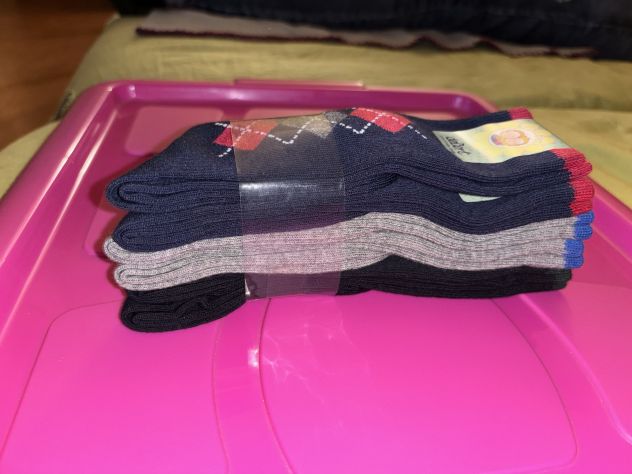 6 PAIA DI CALZE NUOVE PER BAMBINI UNISEX MARCA DEBERT,MADE IN ITALY,N’22-25 - Foto 6
