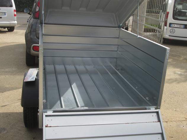 Rimorchio Cresci H4 750/600 Kg cm142x111x80H con freni - Foto 10