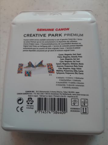 Cartucce per stampante Canon Pixma Originali 550 xl e 551 Cromolife 100 nuove - Foto 2