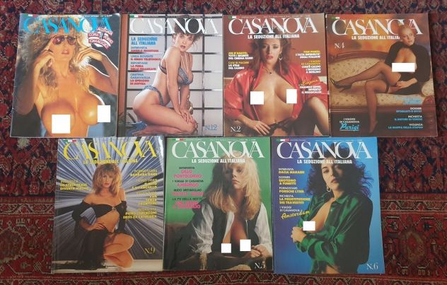 Lotto 7 Casanova anni '80 Cristina Garavaglia Barbare Dare Porsche Lynn