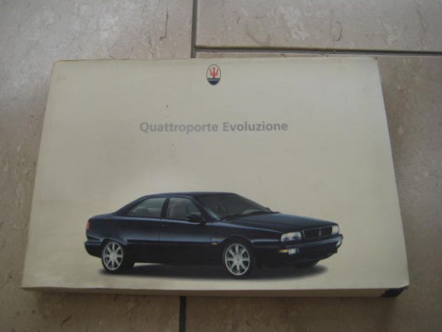 MASERATI QUATTROPORTE V6 V8 EVOLUZIONE LIBRETTO USO E MANUTENZIONE