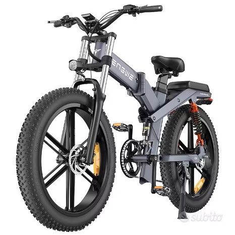 FAT BIKE ENGWE X26 1200W 48V DOPPIA BATTERIA NUOVO