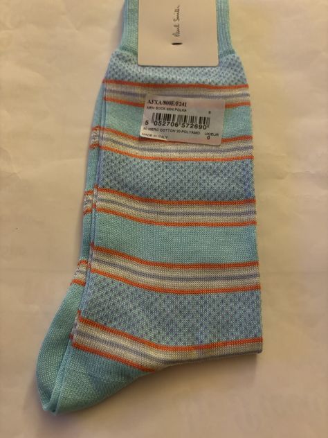 CALZE NUOVE DA UOMO FIRMATE ORIGINALI”PAUL SMITH”MADE IN ITALY - Foto 6