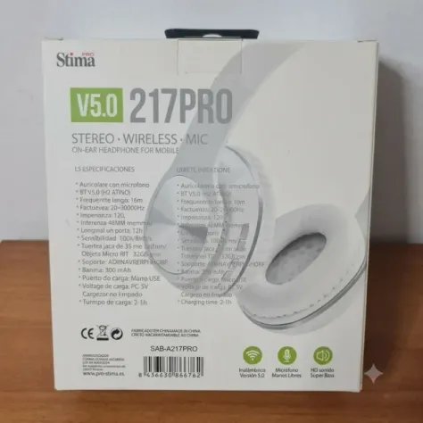 Cuffie Wireless Bluetooth 5.0 STIMA 217PRO – Nuove - Foto 6