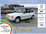 Peugeot 205 CABRIOLET 1.4 benzina 60cv
