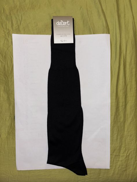 CALZE LUNGHE FINO AL GINOCCHIO NUOVE CON CARTELLINO UOMO IN COTONE FILO DI SCOZI