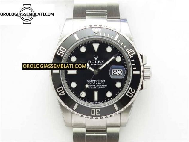Rolex Replica SUBMARINER 41MM 126610 LN CERAMICA NERA ACCIAIO 904L 1:1 MIGLIOR EDIZIONE 3235