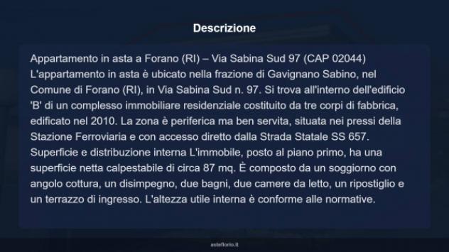 Immobile in asta di 87 m² in vendita a Forano - Foto 14