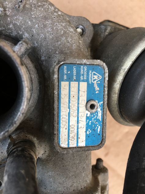 Turbo / Turbina FIAT Panda 2 serie 1.3 Mjt 75 Cv. 2005 - Foto 3