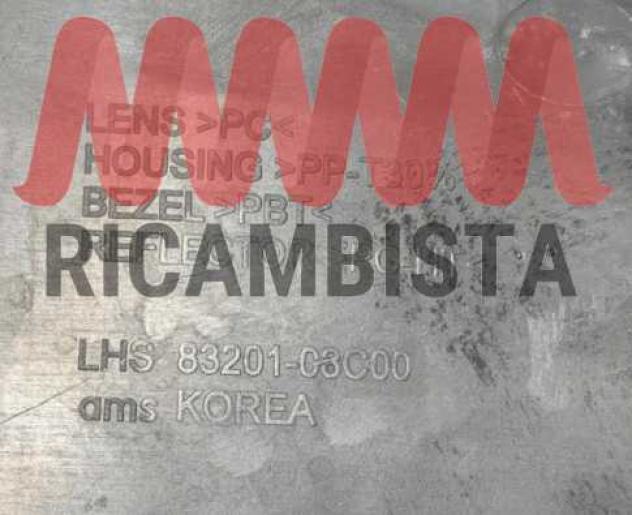 83201-08C00 Ssangyong Rexton faro antinebbia sinistro - Foto 3