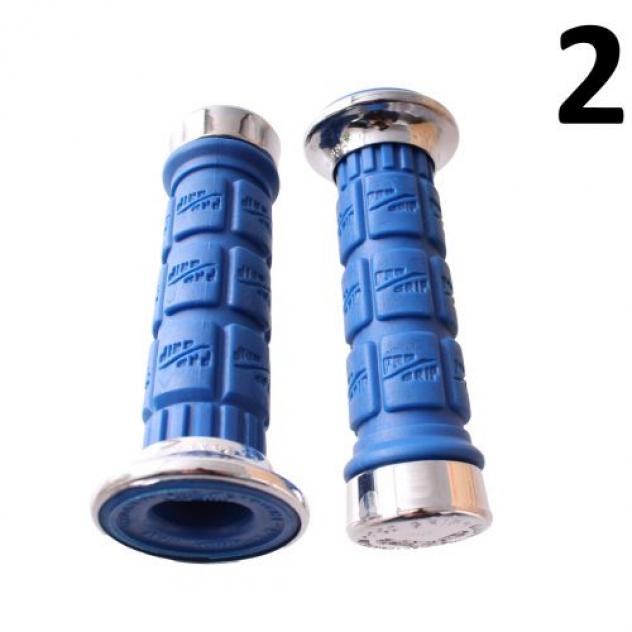 Manopole Pro Grip 22 - 24 a quadri testa cromate - Foto 3