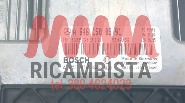A6461500891 Mercedes Vito 2.2 centralina motore Bosch 0281012828