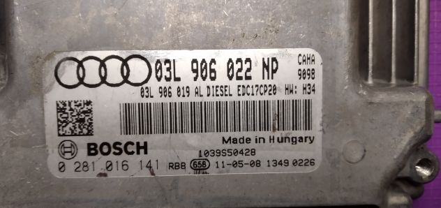 ECU AUDI A4 A5 2.0 TDI 0281016141 03L906022NP EDC17CP20 - Foto 2