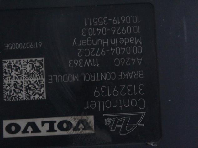 31329139 CENTRALINA POMPA AGGREGATO ABS VOLVO V70 SW 2.0 D 120KW AUT 5P (2011) RICAMBIO USATO 10.0212-0532.4 00.0404-972C.2 10.0926-0410.3 10.0619-355 - Foto 8