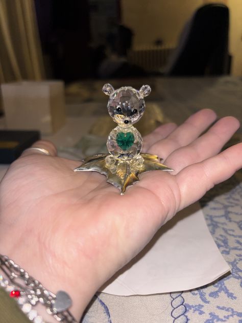 BELLISSIMO ORSETTO NUOVO IN CRISTALLO SWAROVSKI E ARGENTO SENZA DIFETTI - Foto 9