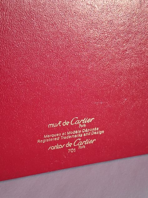 Astuccio custodia Must de Cartier occhiali Santos 701 Paris  vintage anni '80 ,c - Foto 3