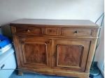 Credenza con alzata stile Luigi Filippo