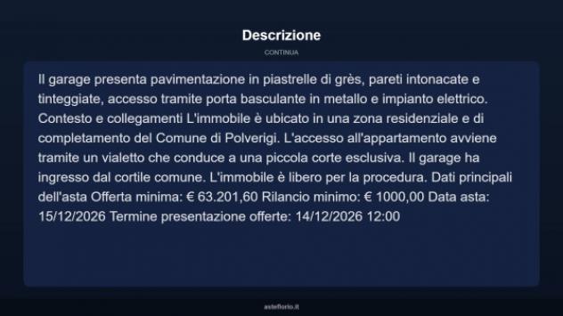Immobile in asta di 123 m², box auto in vendita a Polverigi - Foto 12