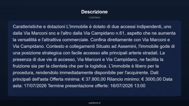 Immobile in asta di 109 m² in vendita a Assemini - Foto 5