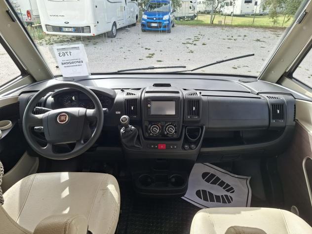 MOTORHOME BURSTNER DUCATO GARAGE SEMIDINETTE LETTO NAUTICO BASCULANTE CLIMATIZZATORE FOTOVOLTAICO CAMPEGGIO CAMPER USATI GENERALI 1763 - Foto 10