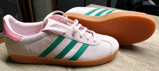 Adidas Gazelle rosa e verdi taglia 40 nuove - Foto 2