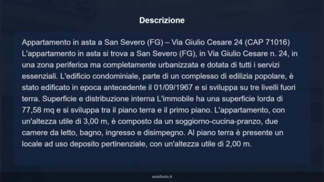 Immobile in asta di 77 m² in vendita a San Severo - Foto 16