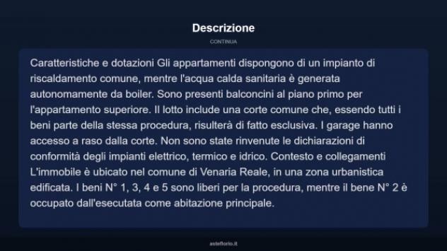 Immobile in asta di 161 m², posto auto in vendita a Venaria Reale - Foto 13