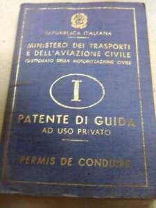 Vecchia patente guida anni 60 scaduta - Foto 2