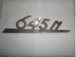 Scritta logo targhetta anteriore fiat 645N "NUOVA"