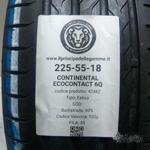 2 gomme 225 55 18 continental a42462 - Foto 2