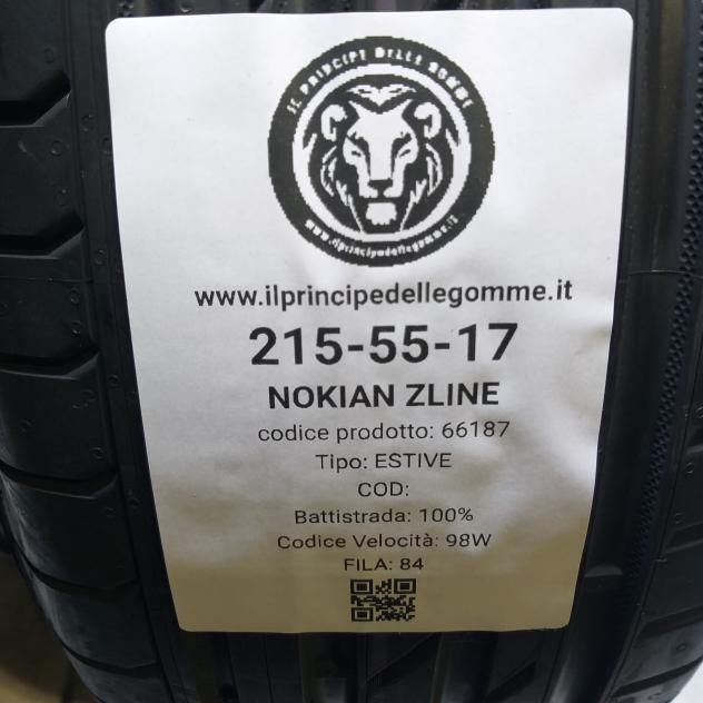 2 GOMME 215 55 17 NOKIAN A66187 - Foto 2