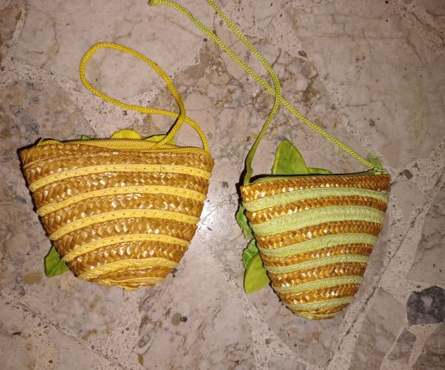 Coppia Borsette paglia - Foto 2