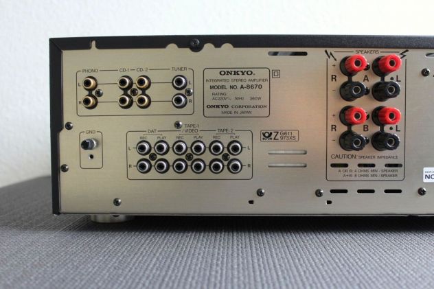 Amplificatore Onkyo serie Integra A 8670 - Perfetto - Foto 3