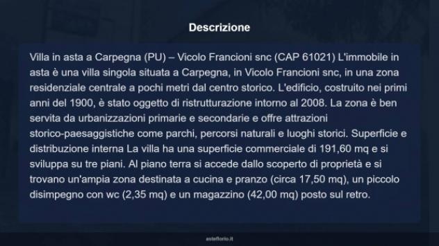 Immobile in asta di 191 m² con più di 5 locali in vendita a Carpegna - Foto 8