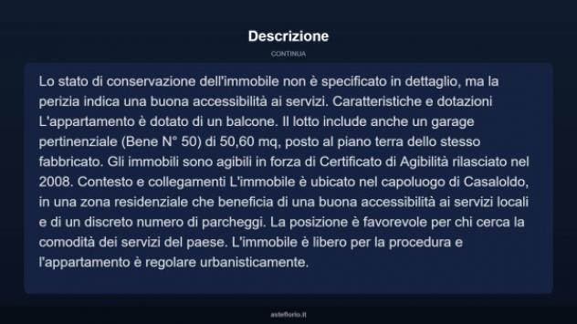 Immobile in asta di 81 m², box auto in vendita a Casaloldo - Foto 14